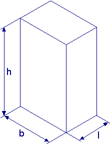 Rectangular column with the base area and the height 'h'></center><p><br><center><a href=