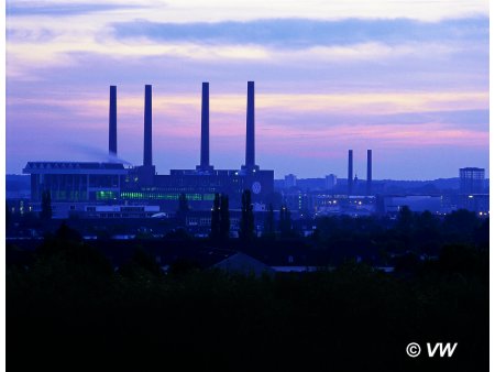 Das Werk in Wolfsburg - greres Bild durch Anklicken!