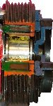 Riemenscheibe mit elektromagnetischer Kupplung - gr&ouml;&szlig;eres Bild durch Anklicken!