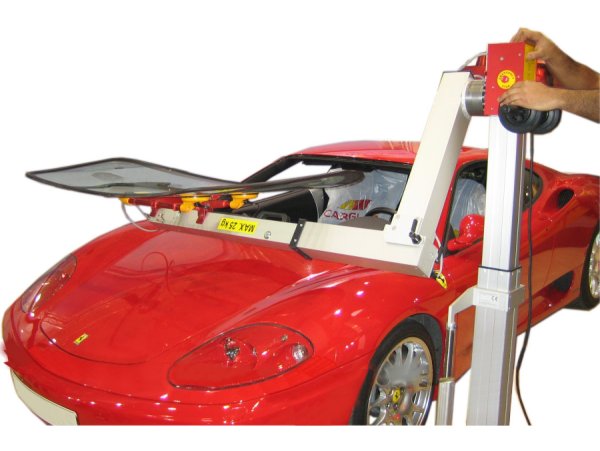 Car window inserting and fixing - click to enlarge!