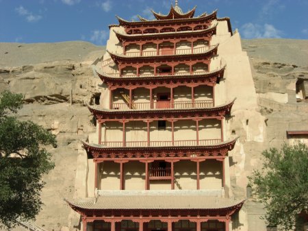 Mogao Grotten - größeres Bild durch Anklicken!