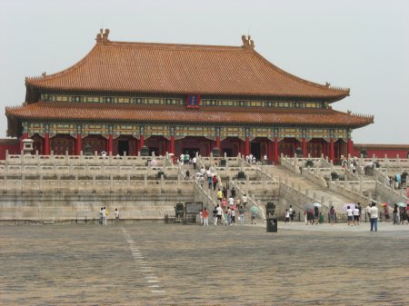 Bejing - Platz des Himmlischen Friedens und Kaiserpalast - größeres Bild durch Anklicken!