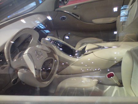 Inside a Mercedes prototype - click to enlarge!
