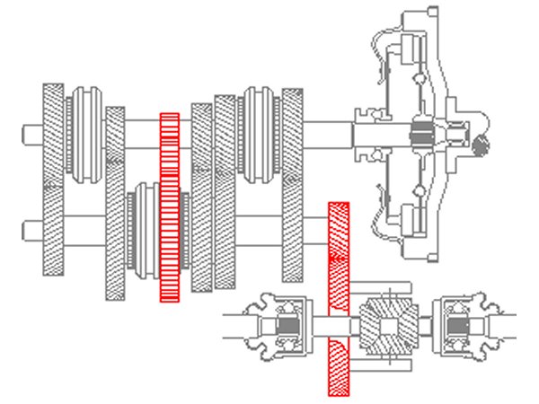 Schaltmuffe Dnepr Rückwärtsgang Getriebe Shift collar reverse gear gearbox 